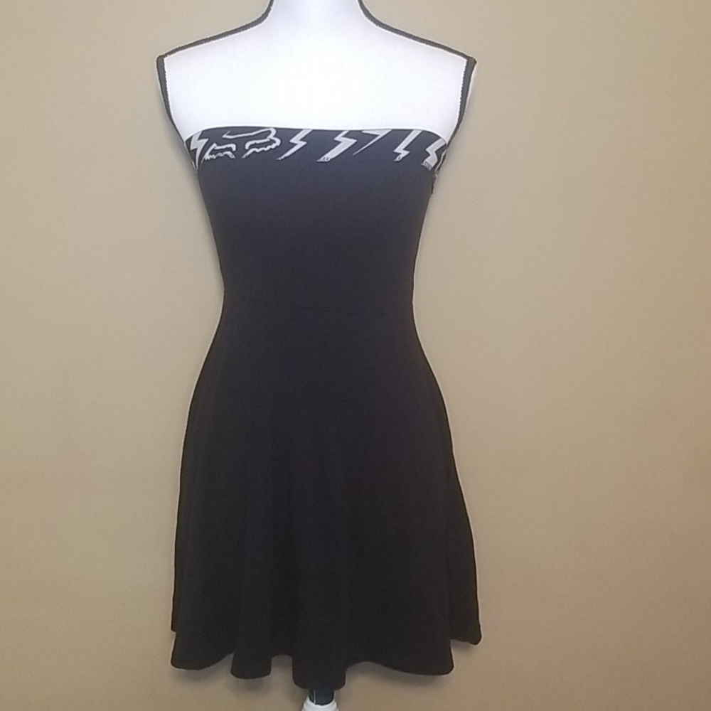 Xs black fox racing dress